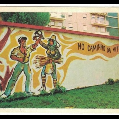 Autocolante - Mural PCP - Partido Comunista Português: No Caminho da Vitória