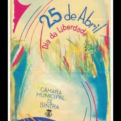 Autocolante - 25 de Abril 1988 - Dia da Liberdade - Câmara Municipal de Sintra