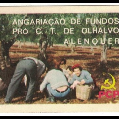 Autocolante - Angariação de Fundos pró C. T. de Olhalvo, Alenquer