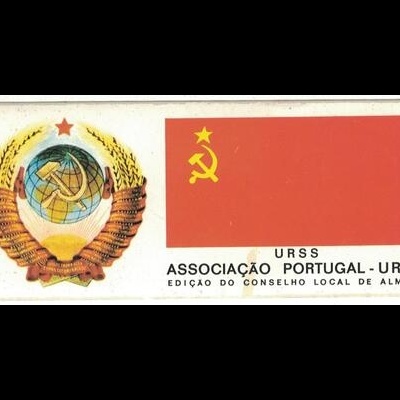Autocolante - URSS - Associação Portugal-URSS - Edição do Conselho Loval de Almada
