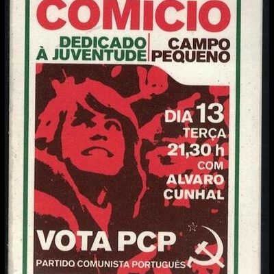 Autocolante - Partido Comunista Português - Comício Dedicado à Juventude
