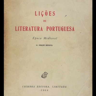 Lições de Literatura Portuguesa - Época Medieval | de M. Rodrigues Lapa