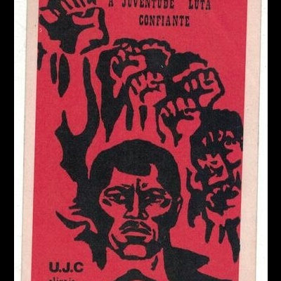 Autocolante - A Juventude Luta Confiante - U.J.C. Olivais