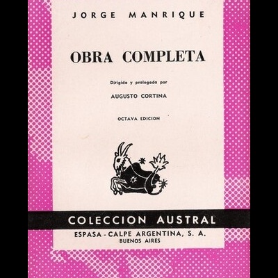Obra Completa | de Jorge Manrique