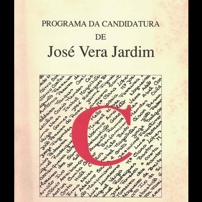 Programa da Candidatura de José Vera Jardim 1990-92