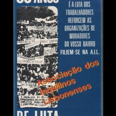 Autocolante - 53 Anos de Luta - Associação dos Inquilinos Lisbonenses