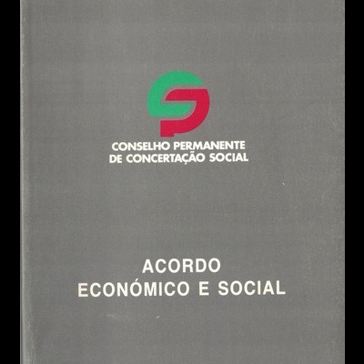 Acordo Económico e Social | de Conselho Permanente de Concertação Social
