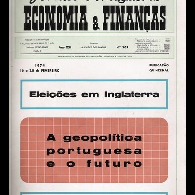 Jornal Português de Economia e Finanças - Ano XXI - N.º 309 - 16 a 28 de Fevereiro de 1974