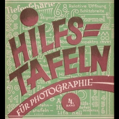 Hilfstafeln für Photographie | de P. V. Neugebauer