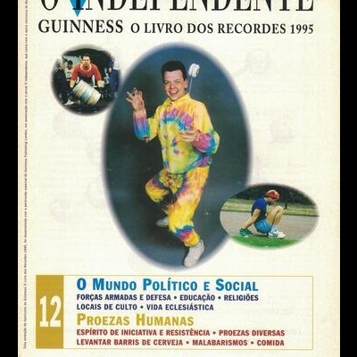 O Independente - Guiness: O Livro dos Recordes 1995 N.º 12