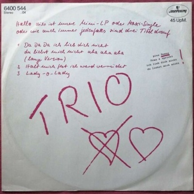 Trio | Da Da Da Ich Lieb Dich Nicht Du Liebst Mich Nicht Aha Aha Aha [Maxi-Single]