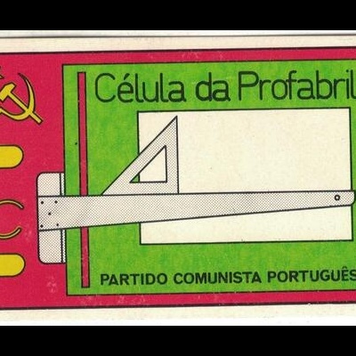 Autocolante - PCP Célula da Profabril - Partido Comunista Português