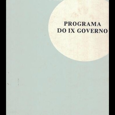 Programa do IX Governo