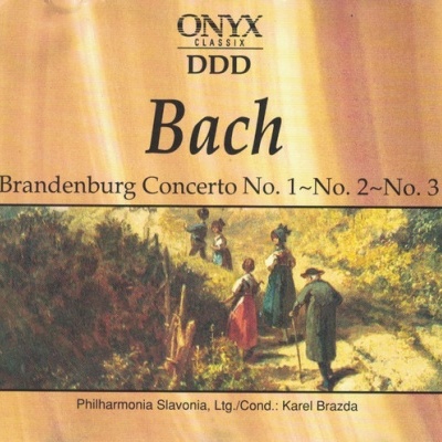 Bach / Philharmonia Slavonia / Karel Brazda | Brandenburg Concerto No. 1 ~ No. 2 ~ No. 3 [CD]