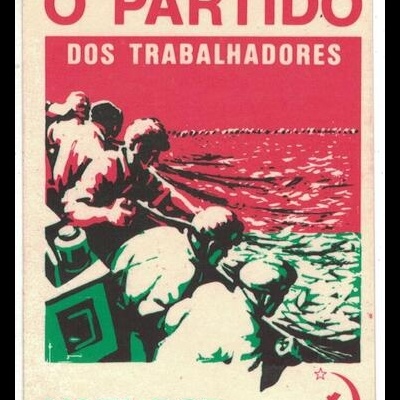 Autocolante - O Partido dos Trabalhadores - Vota PCP