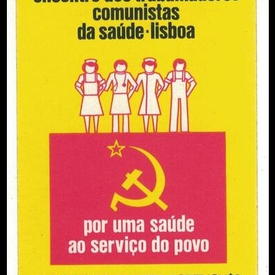 Autocolante - Encontro dos Trabalhadores Comunistas da Saúde - Lisboa