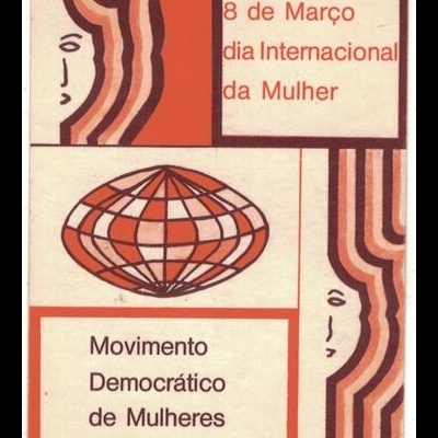 Autocolante - 8 de Março Dia Internacional da Mulher - Movimento Democrático de Mulheres - Barreiro