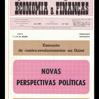 Jornal Português de Economia e Finanças - Ano XXII - N.º 338 - 1 a 15 de Julho de 1975