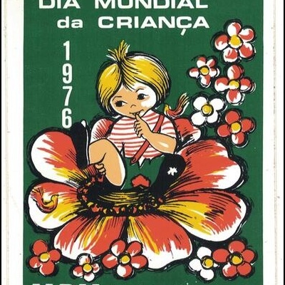 Autocolante - M.D.M. Marinha Grande - Dia Mundial da Criança 1976