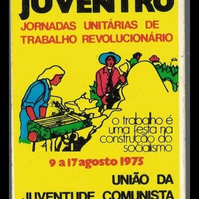 Autocolante - Juventro - Jornadas Unitárias de Trabalho Revolucionário - União da Juventude Comunista