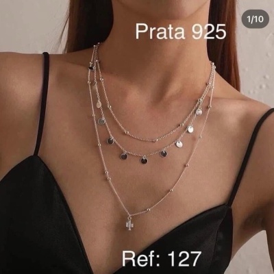 127 Fio Triplo de Prata