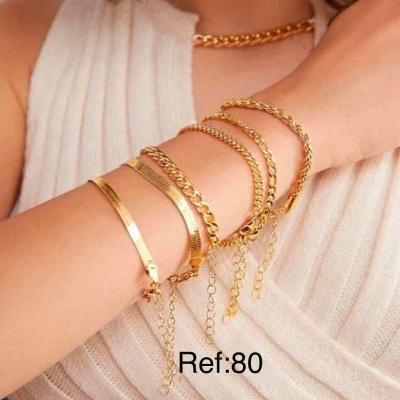 80 Conjunto de Pulseiras