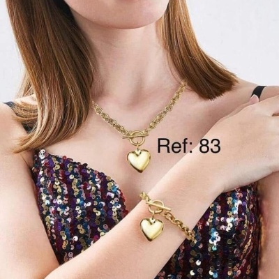 83 Conjunto Coração de Aço