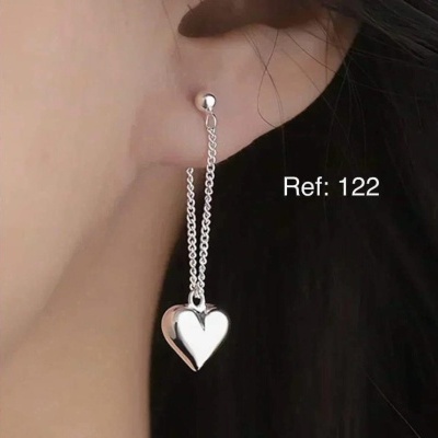 122 Brincos Coração