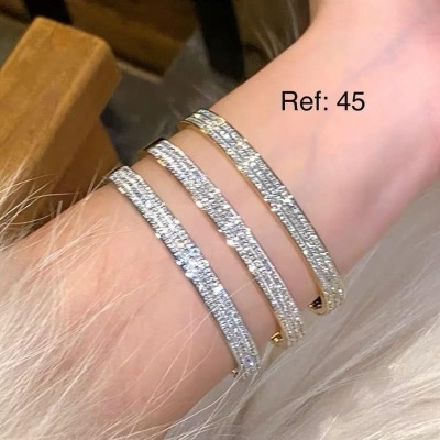 45 Pulseira de Brilhantes