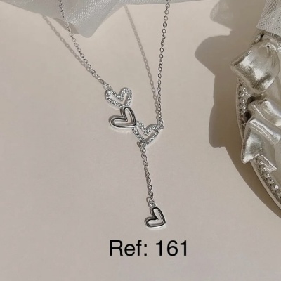 161 Fio Corações de Prata