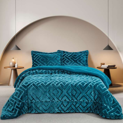 Edredon com pêlo de borrego Silvia