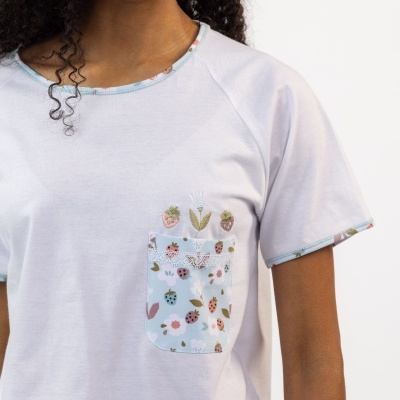 Pijama de Senhora "Fruta e Flores"