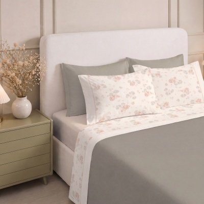 Jogo de cama Flanela Marquise
