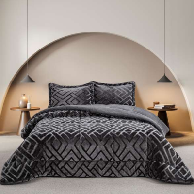 Edredon com pêlo de borrego Silvia