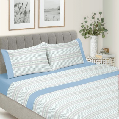 Jogo de Cama "Riscas"