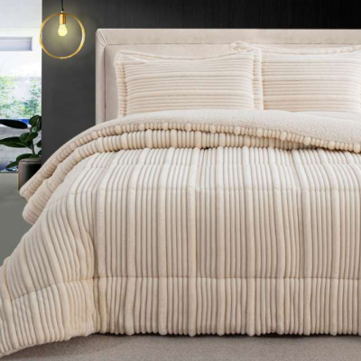 Edredon com pêlo de borrego Adele