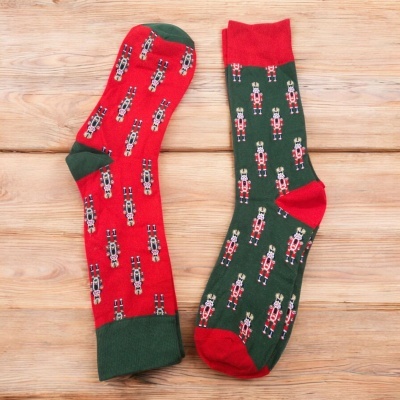 Meias de homem "Quebra-Nozes"