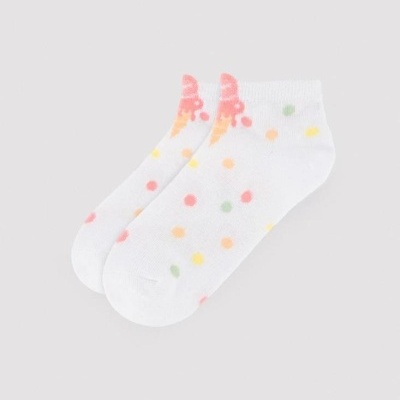 Pacote com 3 pares de meias infantis estampadas