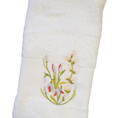 Pano Turco Bordado "Flores"