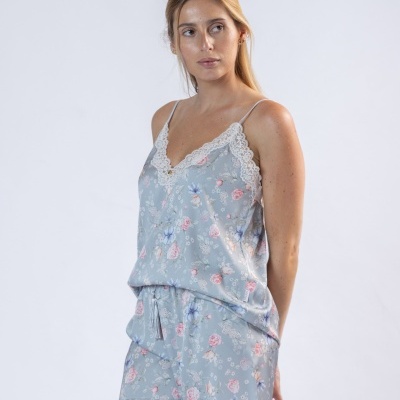 Pijama de senhora em Cetim  "Sintra"