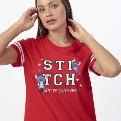 Pijama de senhora Disney Stitch "Best friend"