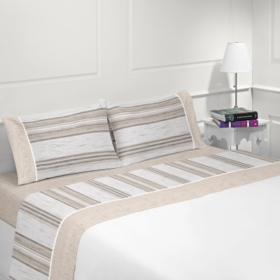 Jogo de cama flanela "Pacifíco"