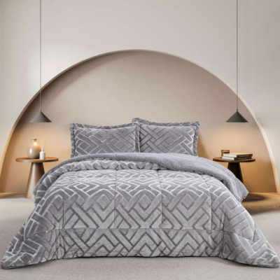 Edredon com pêlo de borrego Silvia