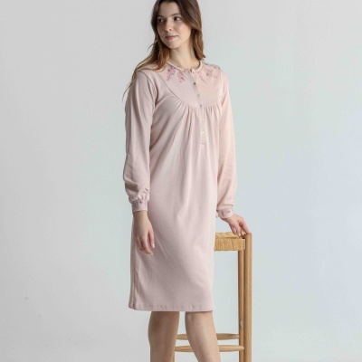 Camiseiro de senhora MIRA cardado e com padrão floral