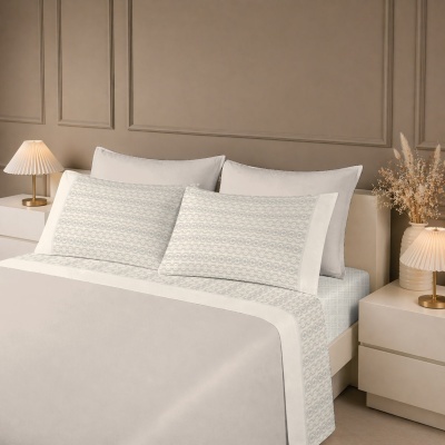 Jogo de cama Flanela Retro