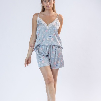 Pijama de senhora em Cetim  "Sintra"