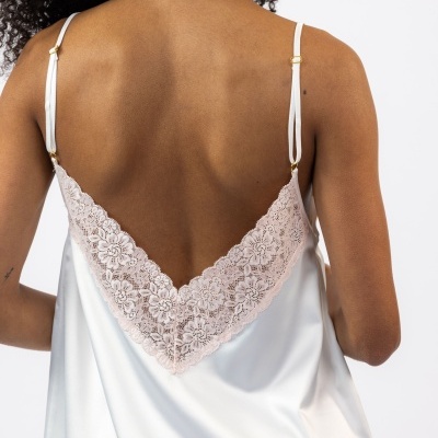 Camisa de dormir "Flores de Cetim"