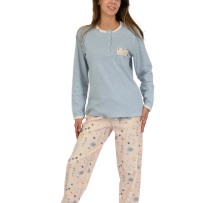 Pijama de Senhora "Jardim de Inverno"