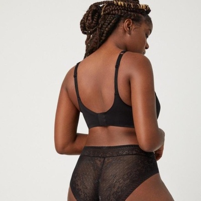 Cueca invisível com renda Midi