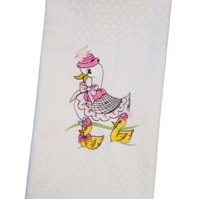 Pano de Loiça Bordado "Patos"